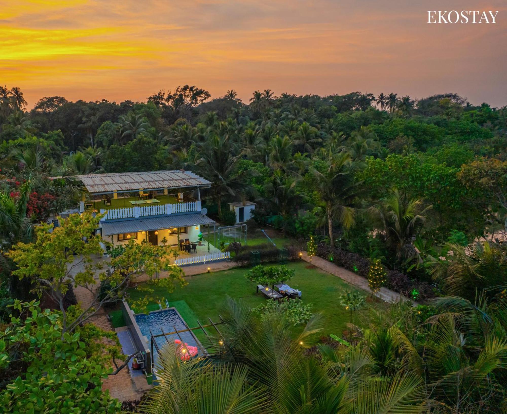 Eko Stay- Panorama Villa Алибаг Экстерьер фото